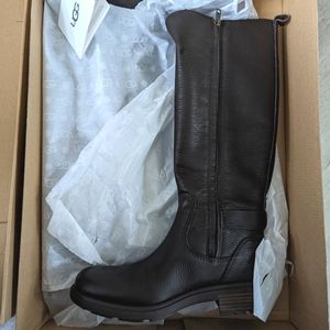 Ugg Brown Boots Tall Harrison Women Size 8